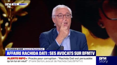 "Il y a une volonté de se payer Rachida Dati", selon Me Frank Berton, un des avocats de la ministre