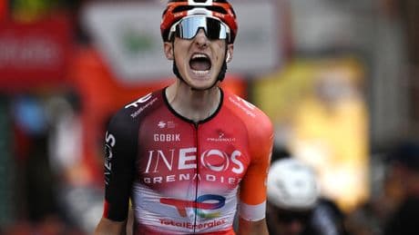 British rider Ben Turner powers past sprinters to victory on Vuelta a Espana stage four