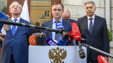 Live: Expectations low for Ukraine-Russia ceasefire talks after Putin no-show