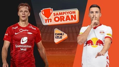 Şampiyonlar Ligi’nde Brann ile Salzburg karşılaşıyor! Maçın heyecanı Canlı Yayın, Canlı Sohbet ve Şampiyon Oranlar ile Misli'de