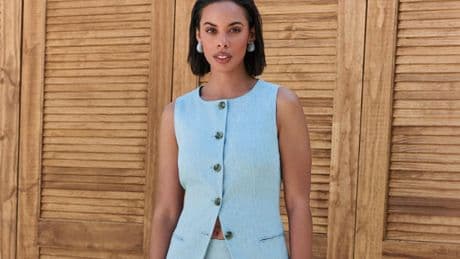 Rochelle Humes stuns in Next's linen co-ord hailed as 'flattering' and 'perfect'