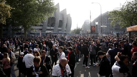 Ligue des champions : 500 personnes sans billets aux abords du Parc des Princes avant PSG-Arsenal