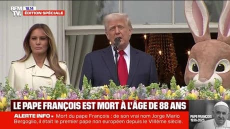 Mort du pape François: "C'était un homme bon (...) il aimait le monde", affirme Donald Trump