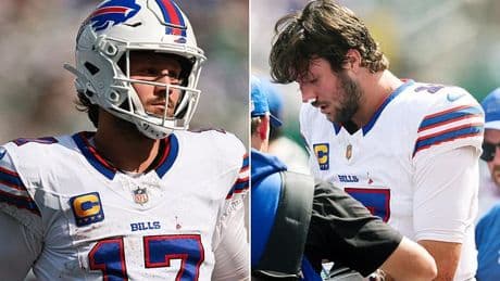 Josh Allen makes major change to protect his nose in practice after Bills star was left bloodied in Jets win