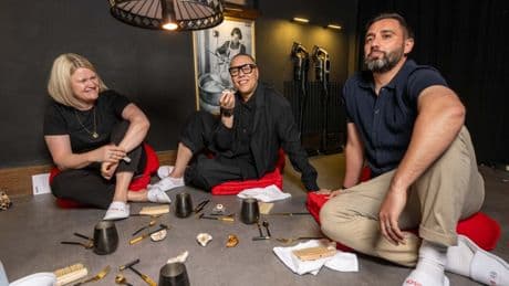 Gok Wan opens table-less restaurant where diners are served their food from the floor