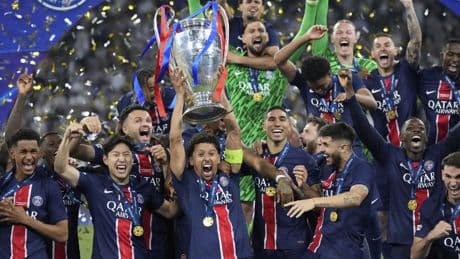 Paris Saint-Germain routs Inter Milan to win the Champions League for the first time