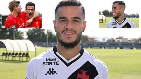 Philippe Coutinho interview is stopped after GUNSHOTS are heard at his side's training ground - as former Liverpool midfielder's loan from Aston Villa takes a shock turn
