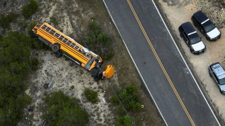Multiple students injured in school bus crash carrying more than 40 kids on first day back to school