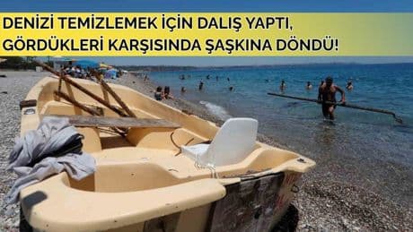 Denizin dibine daldı, gördüğü karşısında şoke oldu! Antalya'da gizemli batık: Hemen polise haber verdi