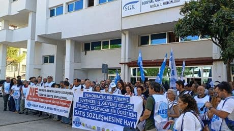 Muğla’da iş bırakan kamu emekçileri: “Bizleri yok sayan teklife karşı mücadeleye”