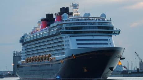 Girl falls overboard on Disney cruise ship - with father jumping in after her
