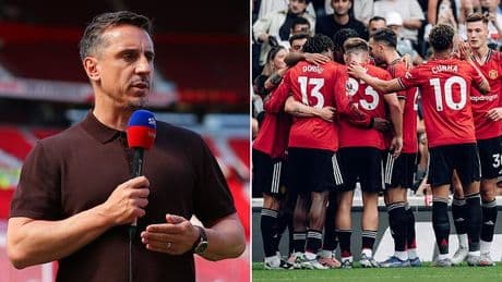 Gary Neville claims £74m star is 'nowhere near up to speed' and highlights 'strange' decision by Ruben Amorim in 1-1 draw with Fulham