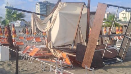 Maltempo, colpito anche il Papeete: "È stata una botta grossa"