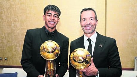 Mendes lo tiene claro: "Lamine merece el Balón de Oro"