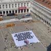 Greenpeace joins anti-Bezos protest with Venice banner complaining about tax breaks