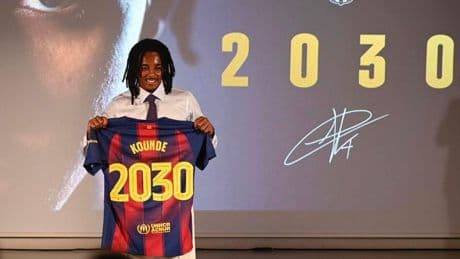 Koundé firma su renovación hasta 2030: "La Champions no es una obsesión, pero sí un objetivo"