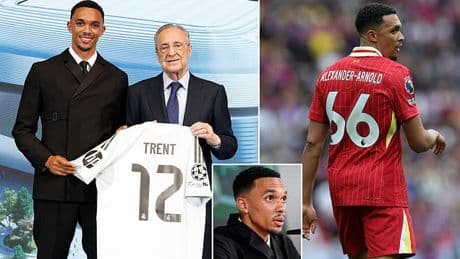 Trent Alexander-Arnold reveals the real reasons he has changed the name on his shirt following move to Real Madrid from Liverpool