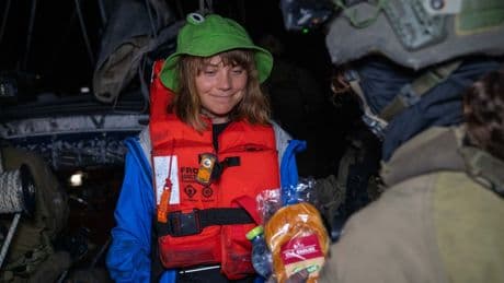 Gaza-bound aid boat carrying Greta Thunberg and other activists 'diverted to Israel'