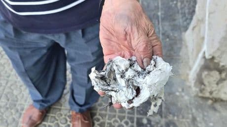 El «polvo negro» que desespera a los vecinos de Galdakao