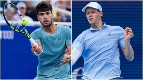 Alcaraz vs. Sinner: horario y dónde ver por TV y online el partido de la final del Masters 1.000 de Cincinnati