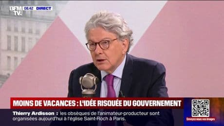 Budget 2026: "Si on n'est pas capable de trouver un consensus pour les 40 milliards, alors on peut être inquiet pour notre pays", s'alarme Thierry Breton
