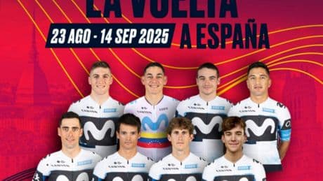 Los ocho del Movistar para La Vuelta a España 2025