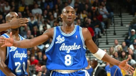 Camisetas para la historia. Los Angeles Lakers de azul