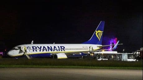 Ryanair passengers 'thrown against ceiling' during horror flight from hell