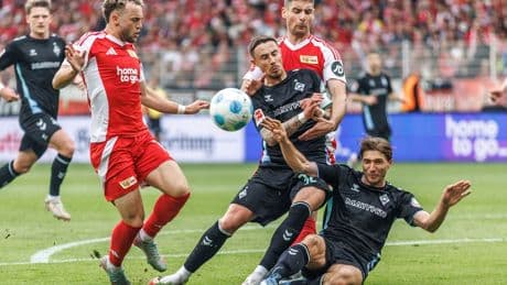 Fußball-Bundesliga: Stage-Doppelpack reicht nicht: Werder 2:2 in Berlin