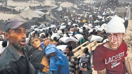 Siyonist İsrail yardım kuyruğunda vurdu