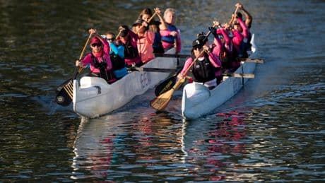 A group of Brazilian women battling cancer find new hope thanks to Va'a canoeing