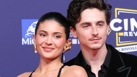 Timotheé Chalamet can't keep hands off Kylie Jenner as they finally make red carpet debut
