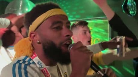 Inside Leeds stars’ wild title celebrations as Bamford and Ampadu ‘leave Burnley fanbase in meltdown’ with karaoke song