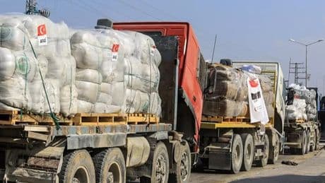 Türkiye'den Gazze'ye 101 bin 271 ton insani yardım malzemesi ulaştırıldı