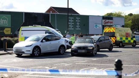 Woman dead and child among three people injured as car ploughs into pedestrians