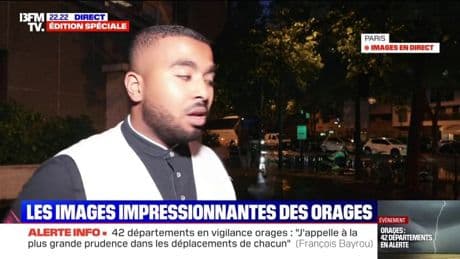 "On n'a même plus besoin d'être appelé, on s'arrête": cet ambulancier témoigne sur ses interventions après les importants orages dans la capitale