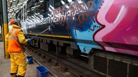 Inside the fight against graffiti on trains across the UK’s railways
