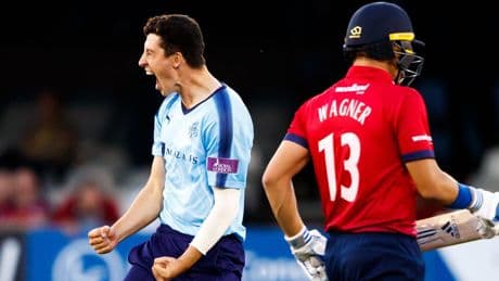 Matt Fisher gives Surrey control of battle against title rivals Nottinghamshire