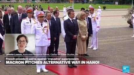 Macron's vow to respect sovereignty of Indo-Pacific partners inscribed in French strategy for years