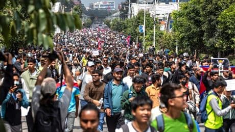 Au Népal, des manifestations contre la corruption et la suspension des réseaux sociaux font au moins 17 morts