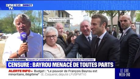 "Je vous annonce de manière certaine que le gouvernement Bayrou sera censuré", affirme Éric Coquerel
