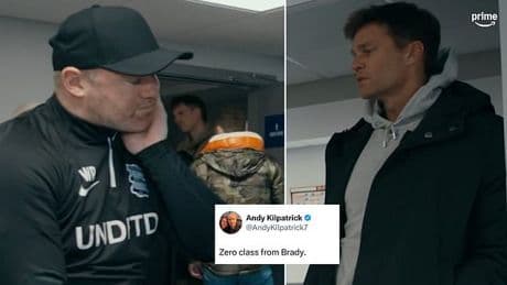 Tom Brady accused of showing 'ZERO class' after NFL legend's scathing opinion of Wayne Rooney's 'work ethic' made the final cut of Birmingham documentary - as new footage shows exactly where cracks emerged for his doomed tenure