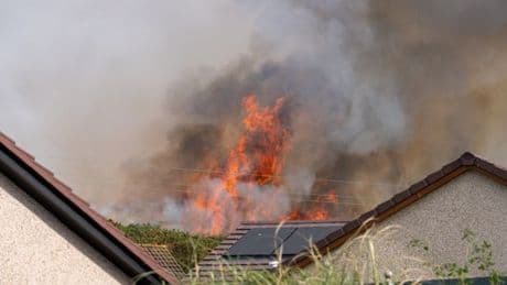 Massive wildfire rages near Scots homes as locals urged to keep windows closed