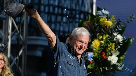 Former Panamanian president Martinelli leaves Nicaraguan embassy for asylum in Colombia