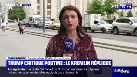 Donald Trump critique Vladimir Poutine: le porte-parole du Kremlin répond et indique que les frappes russes sont "une riposte aux attaques de drones ukrainiens"