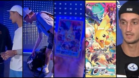 <p>Atmane scioccato da Sinner: &quot;&Egrave; un alieno per due motivi&quot;. Il regalo a Jannik, ecco la carta Pokemon</p>