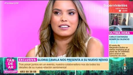 Gloria Camila confirma su romance con el cantante Álvaro García: &quot;Me siento cuidada y querida&quot;