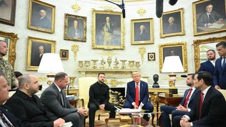 Trump-Zelensky meeting live: Ukrainian leader thanks US president during Oval Office meeting ahead of peace talks