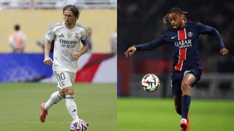 El récord de partidos que comparten Modric y Barcola