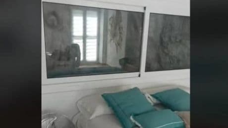 La surrealista sorpresa de una joven tras reservar una habitación con &quot;vistas a la montaña&quot;: &quot;Esto no me lo esperaba&quot;